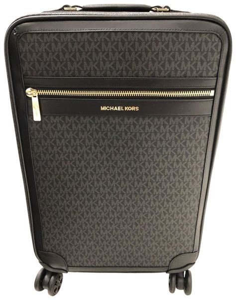 black michael kors suitcase|Michael Kors large travel tote.